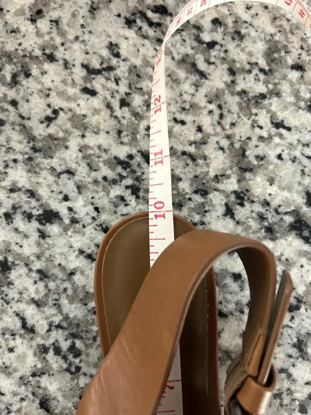 Vince Cadot Tortoise Buckle Slingback Flats Leather Peanut 7.5 - Picture 11 of 11